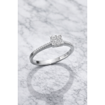 Favori Pırlanta Prenses Kesim Tektaş Pırlanta 0.17 Karat G SI Yüzük