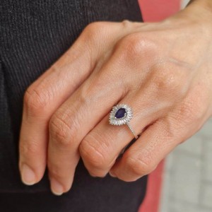 Favori Safir Baget Pırlanta 