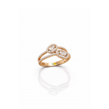 Favori Pırlanta Özel Tasarım Baget Yüzük 0,37 CT