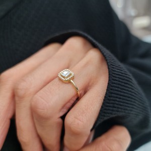 Klasik Baget Yüzük 14 Ayar