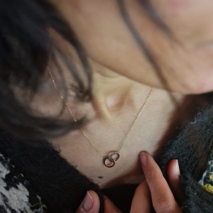 İkili Alyans Kolye İkili Alyans Kolye