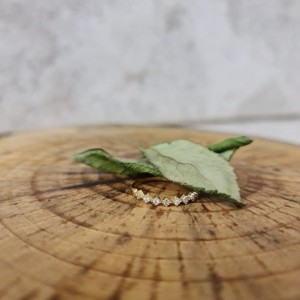 Taşlı Çıtır Yüzük 14 Ayar