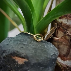 Çıtır Düğüm Yüzük 14 Ayar