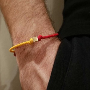 Galatasaray Altın İpli Taraftar Bileklik 14 Ayar