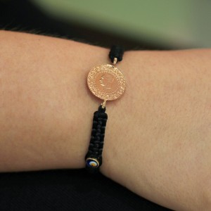 Çeyrek Altın İpli Bileklik 22 Ayar Çeyrek Altın İpli Bileklik 22 Ayar