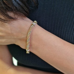 Dorika Modern Bileklik 14 Ayar