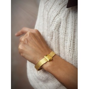 Trabzon Kelepçe 4 Sıra 14 Ayar Altın