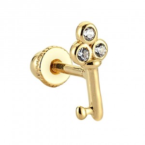 Anahtar Helix 14 Ayar Altın Anahtar Helix 14 Ayar Altın