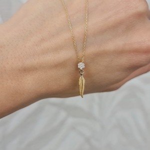 Tüğ Form Altın Kolye Tüğ Form Altın Kolye