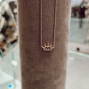 Altın Prenses Tacı Taşlı Kolye Altın Prenses Tacı Taşlı Kolye