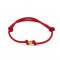 Altın Küp Kırmızı İpli Bileklik