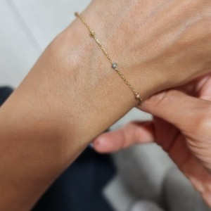 Dorika Zincir Bileklik 14 Ayar Altın Dorika Zincir Bileklik 14 Ayar Altın