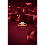 Altın Tektaş Yüzük  Sevgililer Günü İçin (333 Milyem)