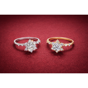 Lotus Tektaş Yüzük 14 Ayar Altın