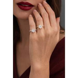 Lotus Tektaş Yüzük 14 Ayar Altın