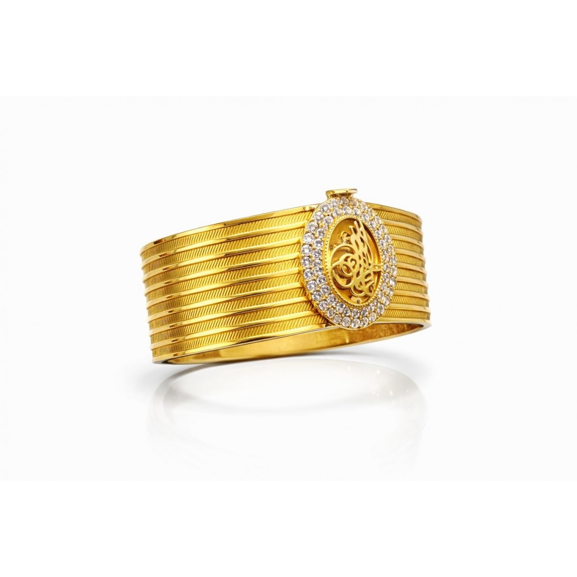 Trabzon Hasır Kelepçe 14 Ayar (8 Sıra) Trabzon Hasır Kelepçe 14 Ayar (8 Sıra)