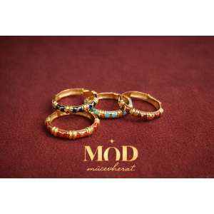 Özel Tasarım Mineli ve Renkli Yüzük Serimiz